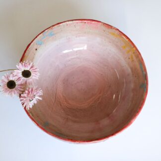 handmade ceramic serving bowl