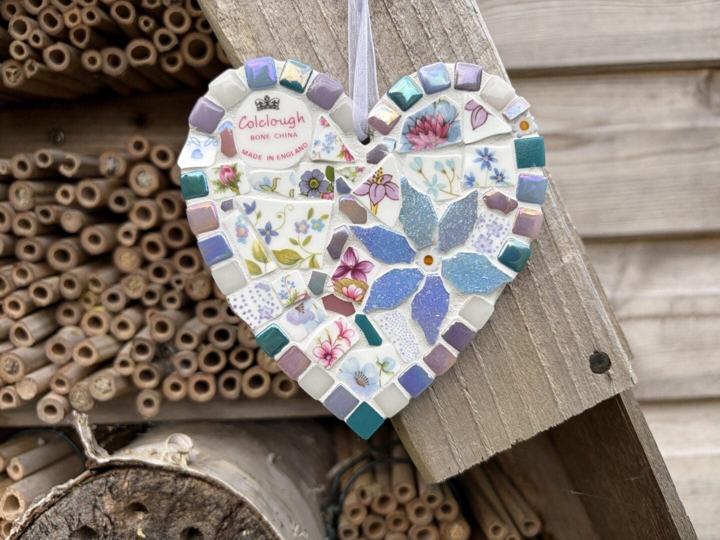 Handmade Mosaic Heart from Vintage China - A thoughtful gift