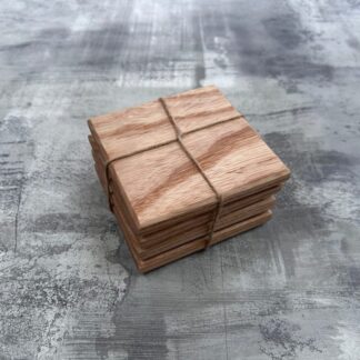 Handmade Ash Coasters - Set of 4