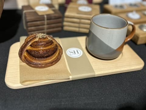 Handmade Beech Breakfast and Cake Serving Board