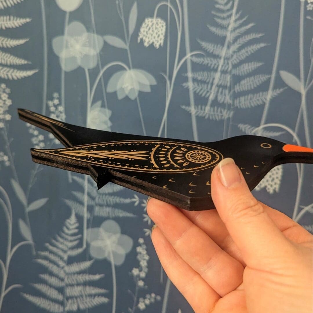 Wooden Blackbird Door Topper - Image 2