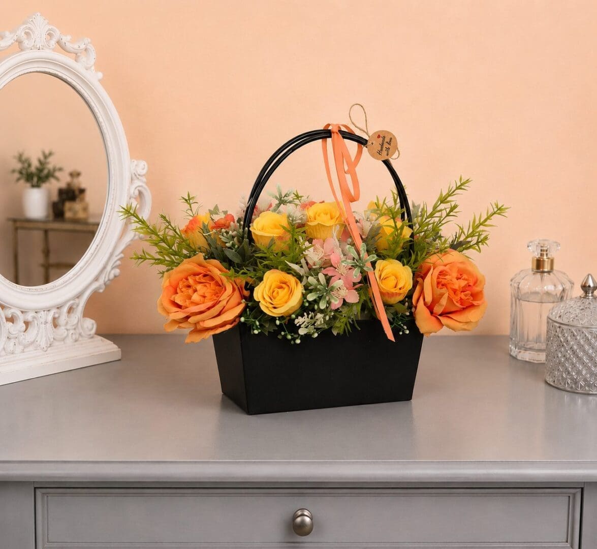 Gift Handbag with Luxury Flowers - Image 2