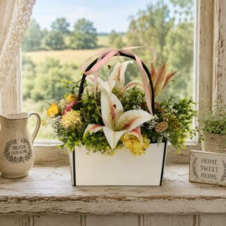 Gift Handbag with Luxury Lilies