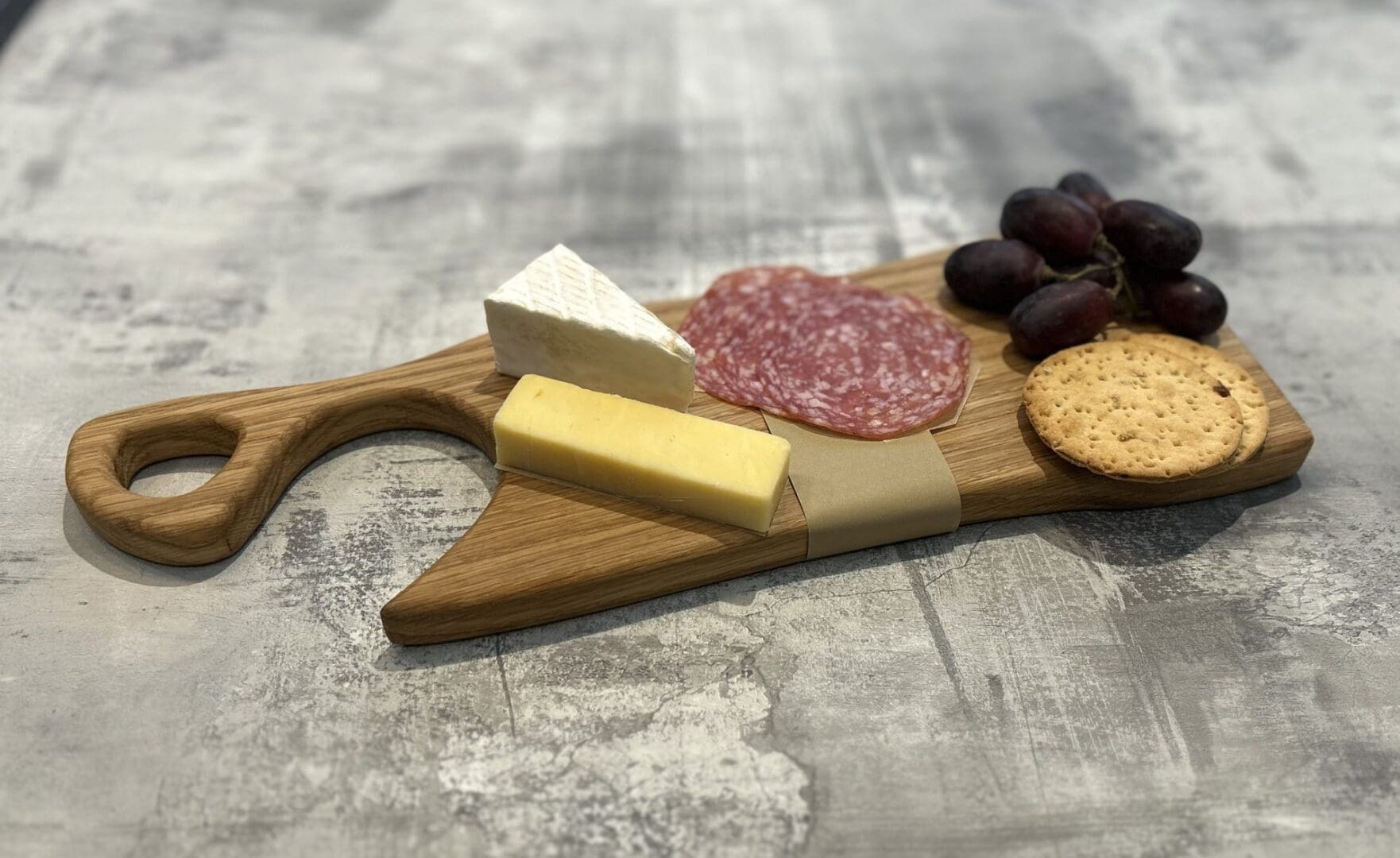 Handmade Oak "Cleaver" Serving Cheese Charcuterie Board