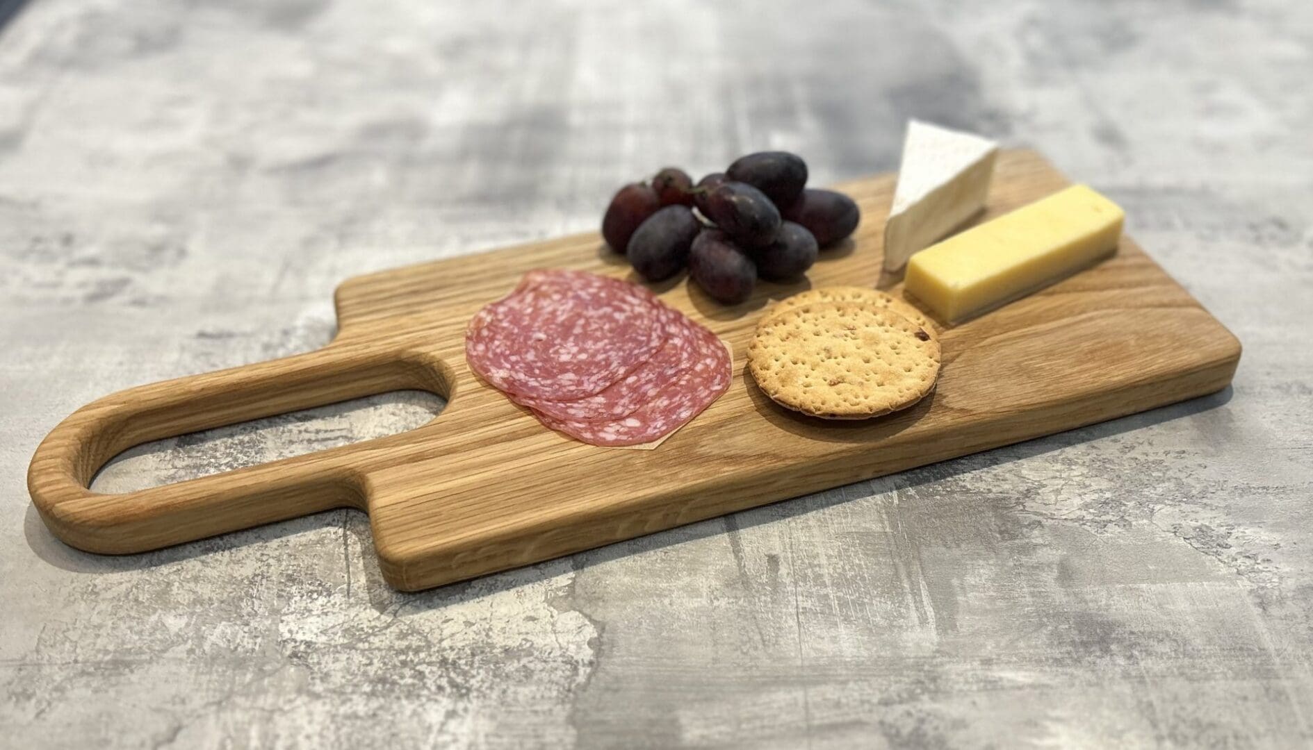Handmade Oak "Long" Serving Cheese Charcuterie Board