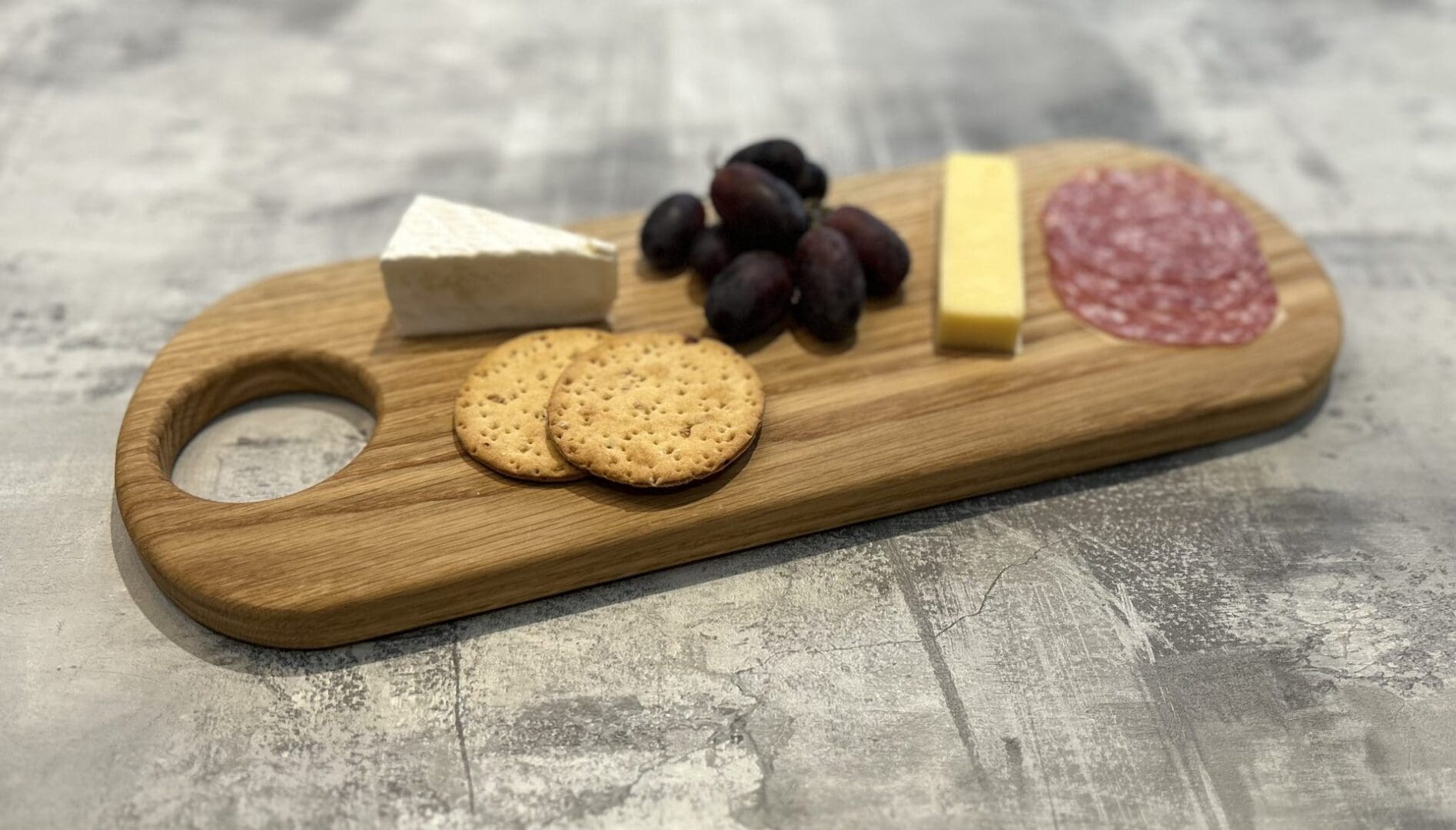 Handmade Oak "Oval" Serving Cheese Charcuterie Board