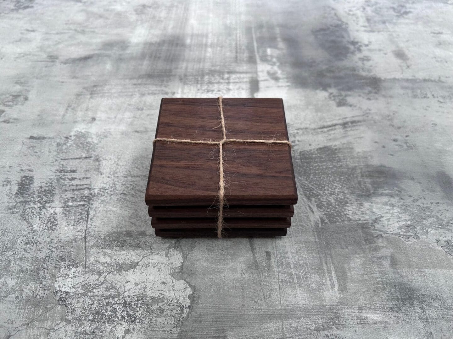 Handmade Walnut Coasters - Set of 4 - Image 2