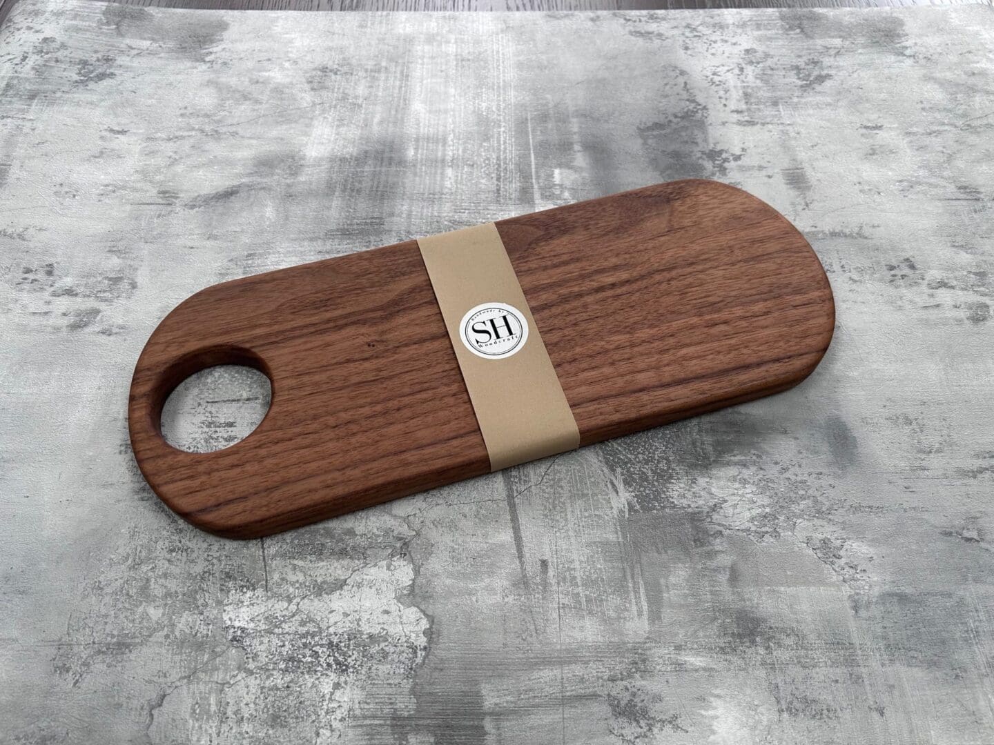 Handmade Walnut "Oval" Serving Cheese Charcuterie Board - Image 2