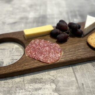 Handmade Walnut "Paddle" Serving Cheese Charcuterie Board